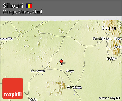 Physical 3D Map of Sihouri
