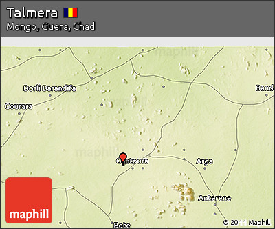 Physical 3D Map of Talmera