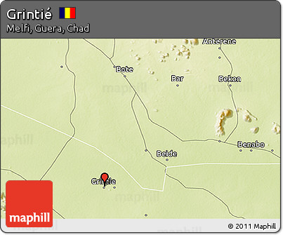 Physical 3D Map of Grintié