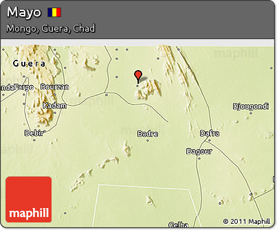 Physical 3D Map of Mayo