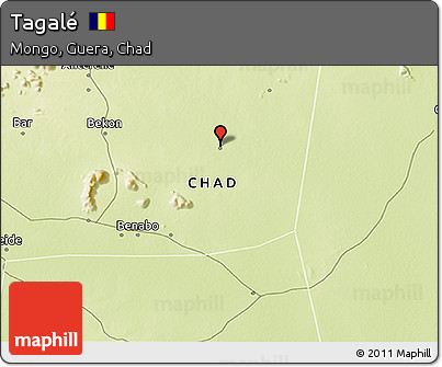 Physical 3D Map of Tagalé