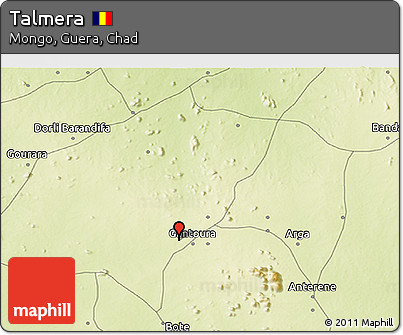 Physical 3D Map of Talmera