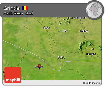 Satellite 3D Map of Grintié