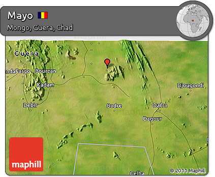 Satellite 3D Map of Mayo