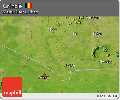 Satellite 3D Map of Grintié
