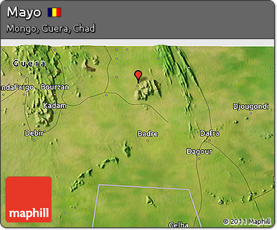 Satellite 3D Map of Mayo