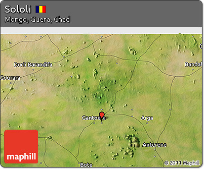 Satellite 3D Map of Sololi