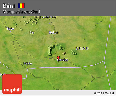 Satellite 3D Map of Béni