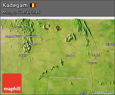 Satellite 3D Map of Kadegam