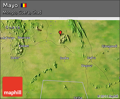 Satellite 3D Map of Mayo
