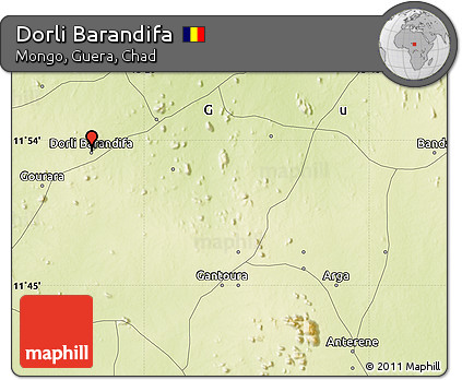 Physical Map of Dorli Barandifa