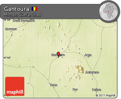 Physical Map of Gantoura
