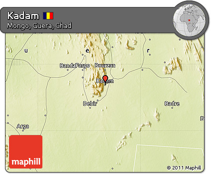 Physical Map of Kadam