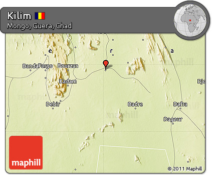 Physical Map of Kilim