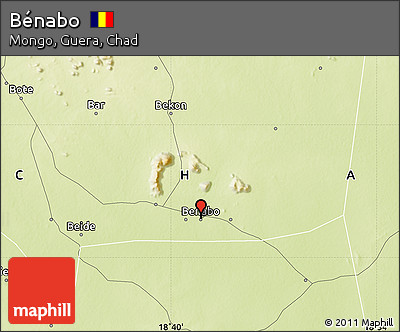 Physical Map of Bénabo