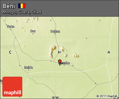 Physical Map of Béni