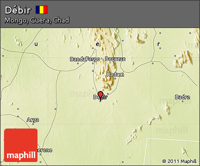 Physical Map of Débir