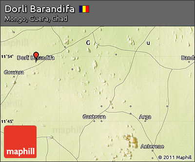Physical Map of Dorli Barandifa