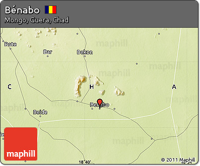 Physical Map of Bénabo