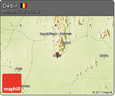 Physical Map of Débir
