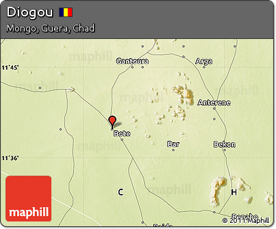 Physical Map of Diogou
