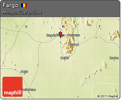 Physical Map of Fargo