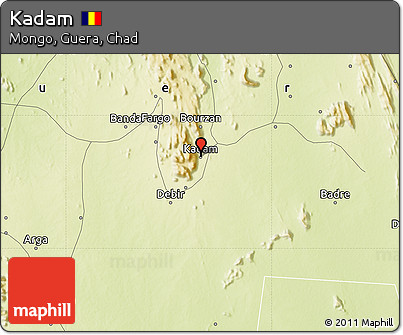 Physical Map of Kadam
