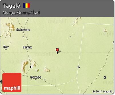 Physical Map of Tagalé