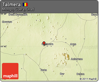 Physical Map of Talmera