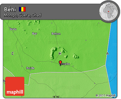 Political Map of Béni