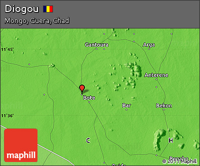 Political Map of Diogou