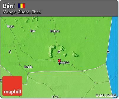Political Map of Béni