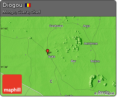 Political Map of Diogou