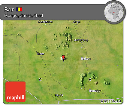 Satellite Map of Bar