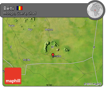 Satellite Map of Béni
