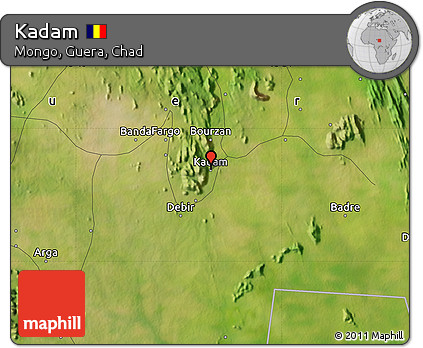 Satellite Map of Kadam