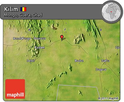 Satellite Map of Kilim