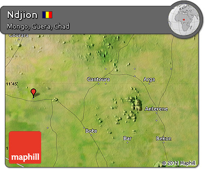 Satellite Map of Ndjion