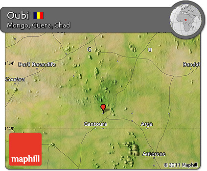 Satellite Map of Oubi