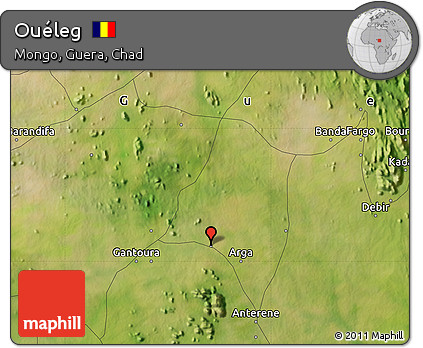 Satellite Map of Ouéleg