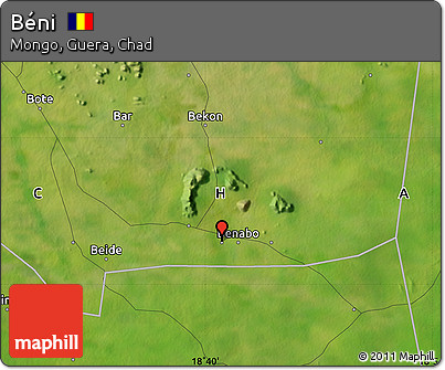 Satellite Map of Béni