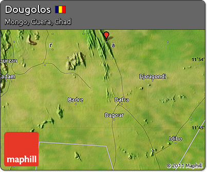 Satellite Map of Dougolos