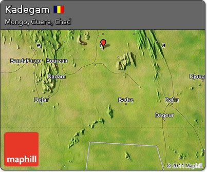 Satellite Map of Kadegam