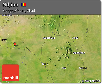 Satellite Map of Ndjion