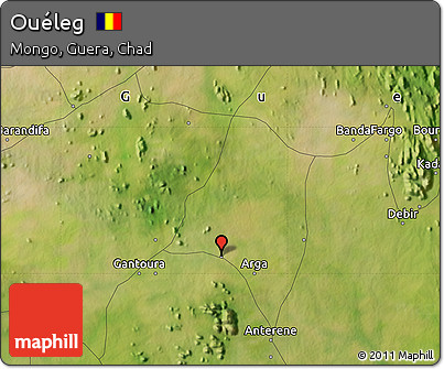 Satellite Map of Ouéleg