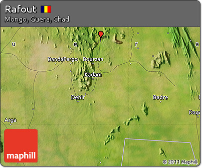 Satellite Map of Rafout