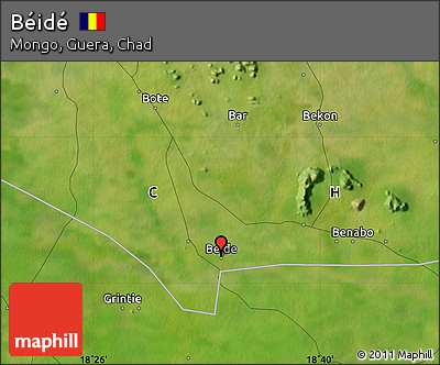 Satellite Map of Béidé