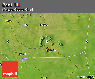 Satellite Map of Béni