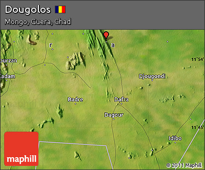 Satellite Map of Dougolos