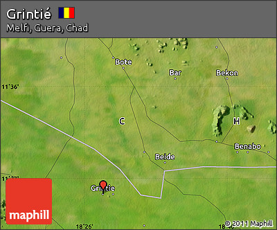 Satellite Map of Grintié